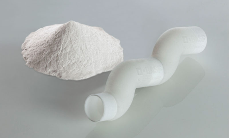 Tuberías impresas en 3D con el polvo Ultrasint TPU 88A