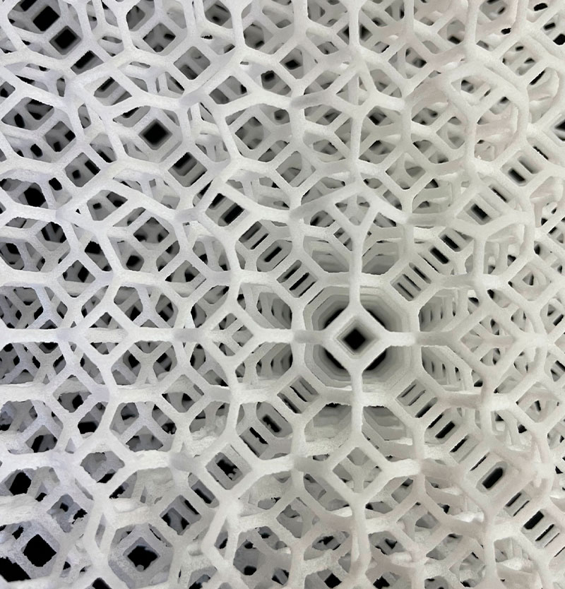 Las estructuras reticulares de alta calidad pueden imprimirse en 3D con el polvo Ultrasint TPU 88A