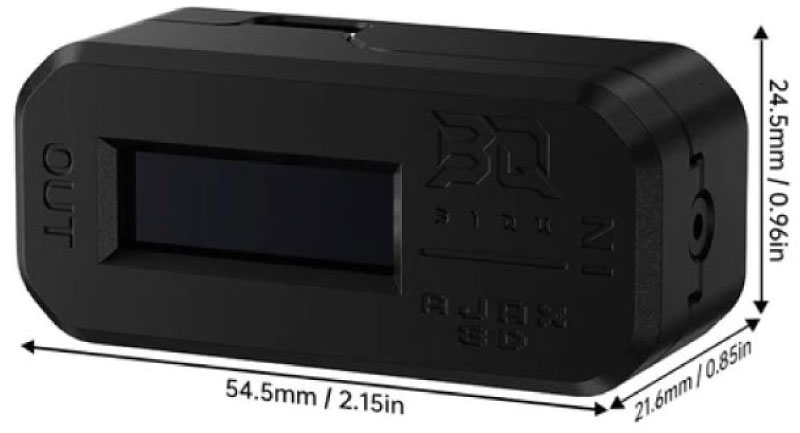 Dimensions du BIQU AJAX TD1S