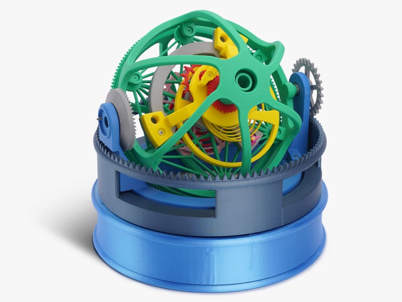 Modèle multimatière imprimé en 3D avec l'A1 et le module AMS Lite