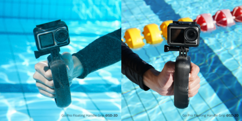Suporte flutuante para GoPro