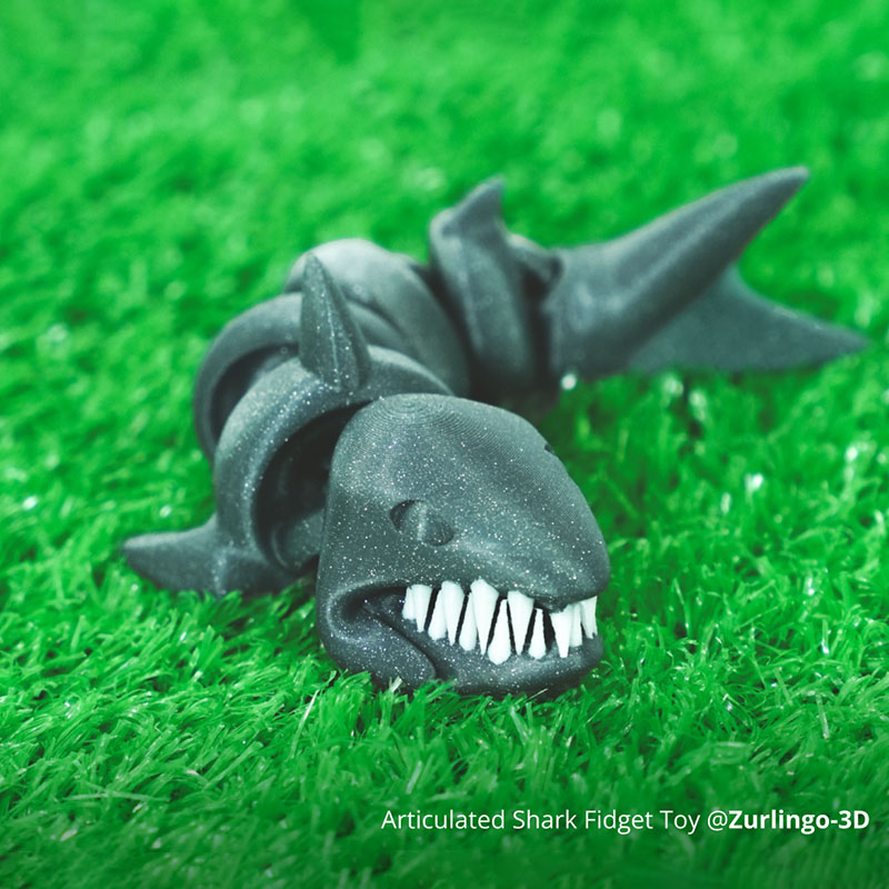 3D prints made with Bambu Lab's PLA Sparkle