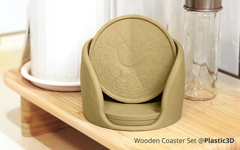 Impresiones realizadas con el filamento PLA Wood