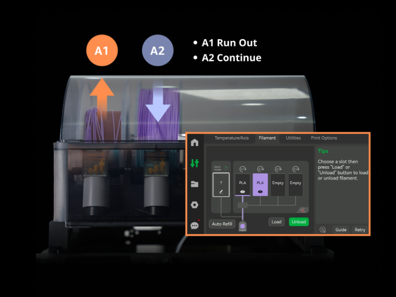 Intelligent filament management with X1E and the AMS Module