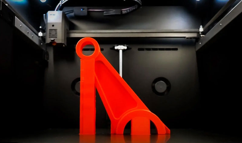 Part printed on the RF50 industrial 3D printer.