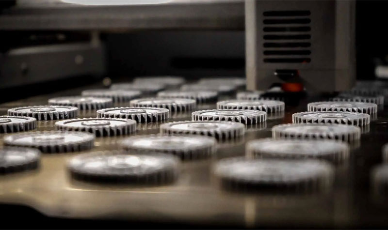 Parts printed on the RF50