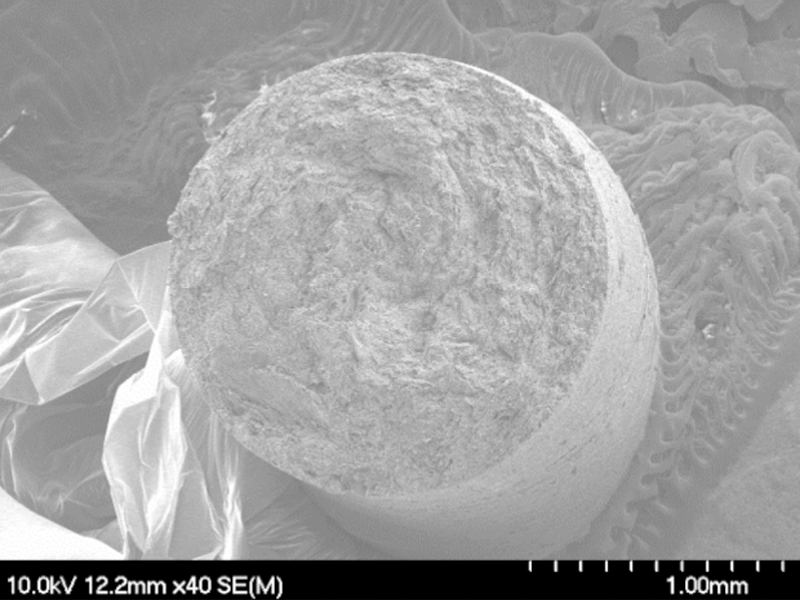 Cross-section of the FEco Graphene filament