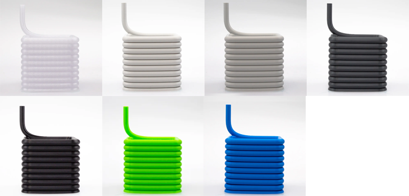 Available colours of colorFabb_XT filament