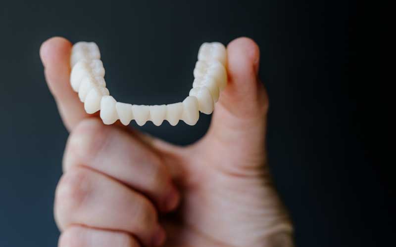 Impression réalisée avec la résine dentaire 3D Freeprint Crown