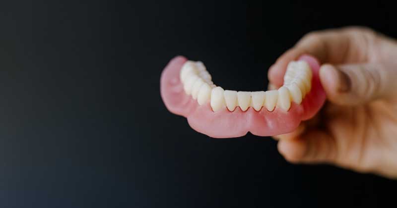 Piezas impresas con la resina dental Freeprint Denture Impact. Fuente: Detax
