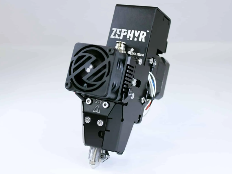 The Zephyr™ High Flow filament extruder