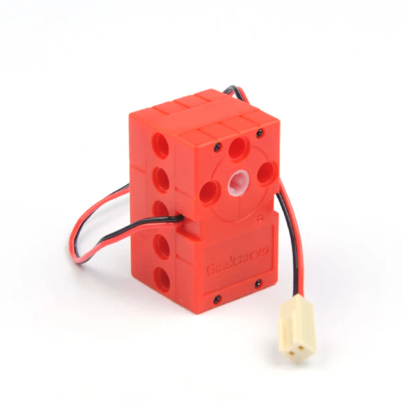 High-speed motor compatible with building blocks