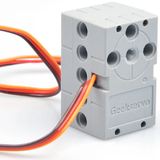Servo con rotación 360º compatible con bloques de construcción