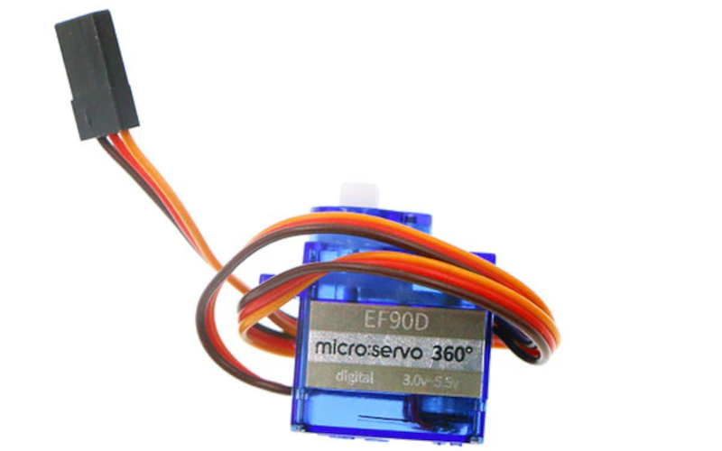 Microservo con giro de 360º