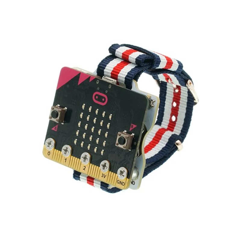 Example of the micro:bit in a clever smartwatch kit