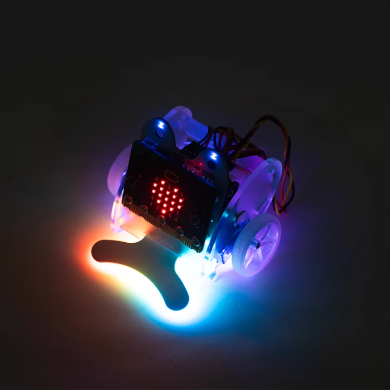 Incredible effects can be achieved with its LEDs