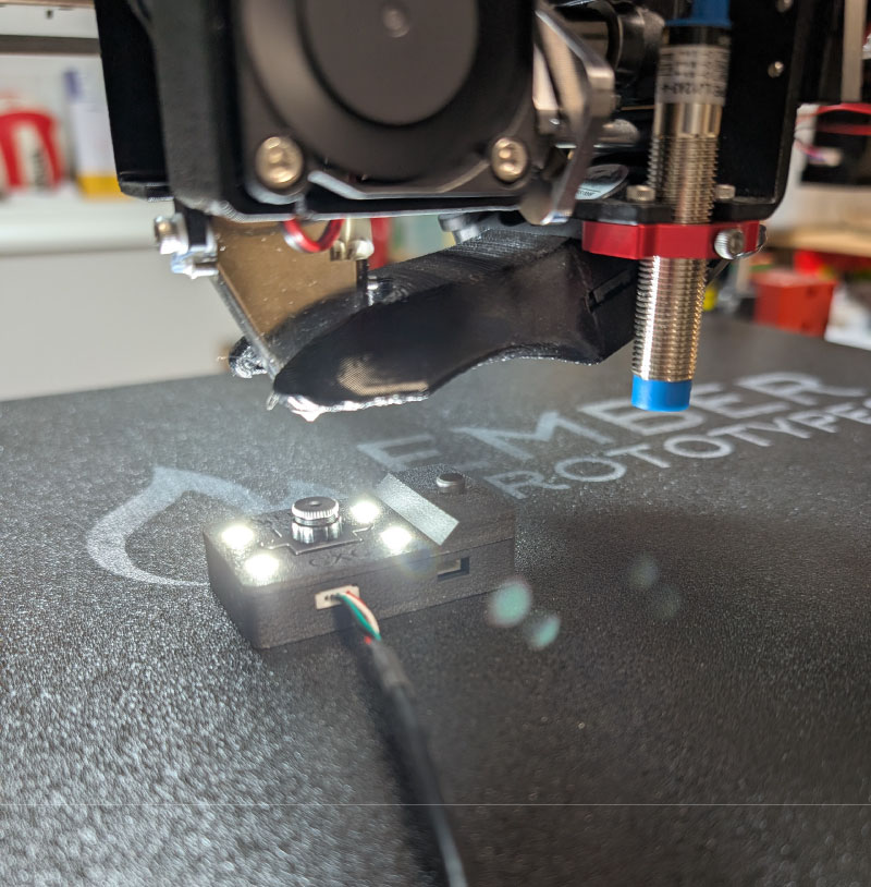 The CXC tool in use with various 3D printers