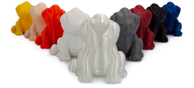 La gamme PETG Basics est disponible en 9 couleurs vives