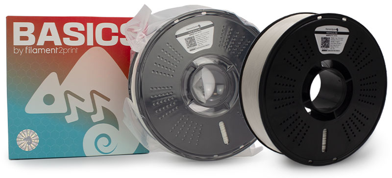 Filament2Print filaments are vacuum-sealed with excellent winding.