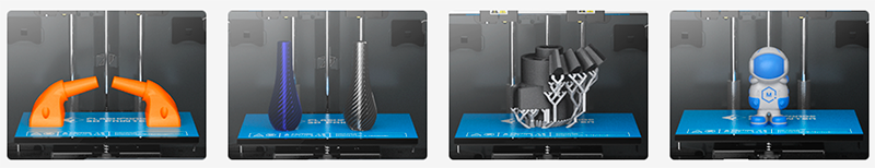 IDEX independent double extrusion system