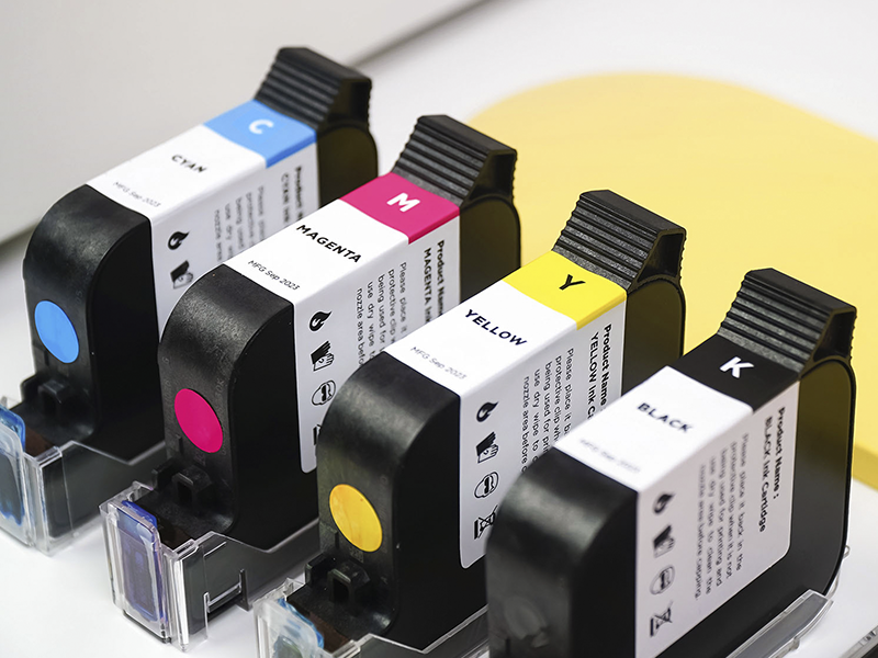 The ink cartridges for the Ador laser cutter