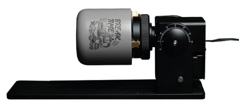 Chuck Rotary for cylindrical engraving.