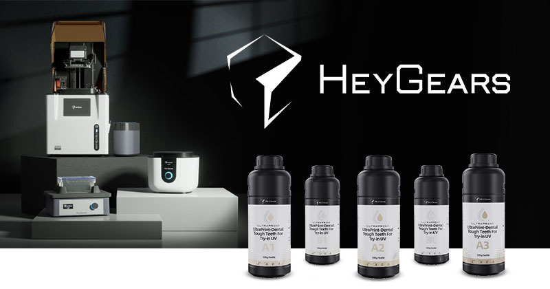 Resinas UltraPrint-Dental Tough Teeth For Try-in UV - HeyGears