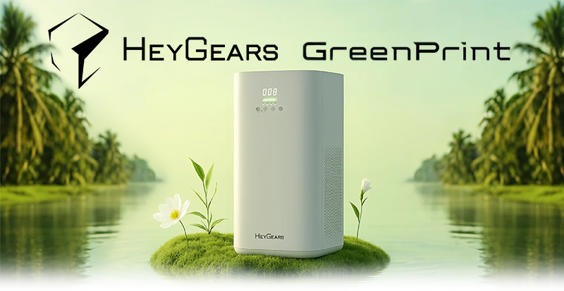 Purificador de ar Ultracraft Greenprint da HeyGears