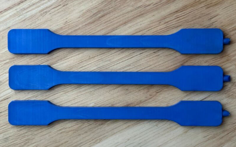 Form für Zugversuche ISO 527-2 Typ 1A