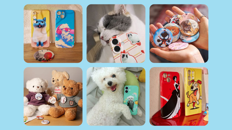 La LOKLIK Phone Case Press consente di creare design incredibili su più supporti con stampe colorate, definite e professionali.