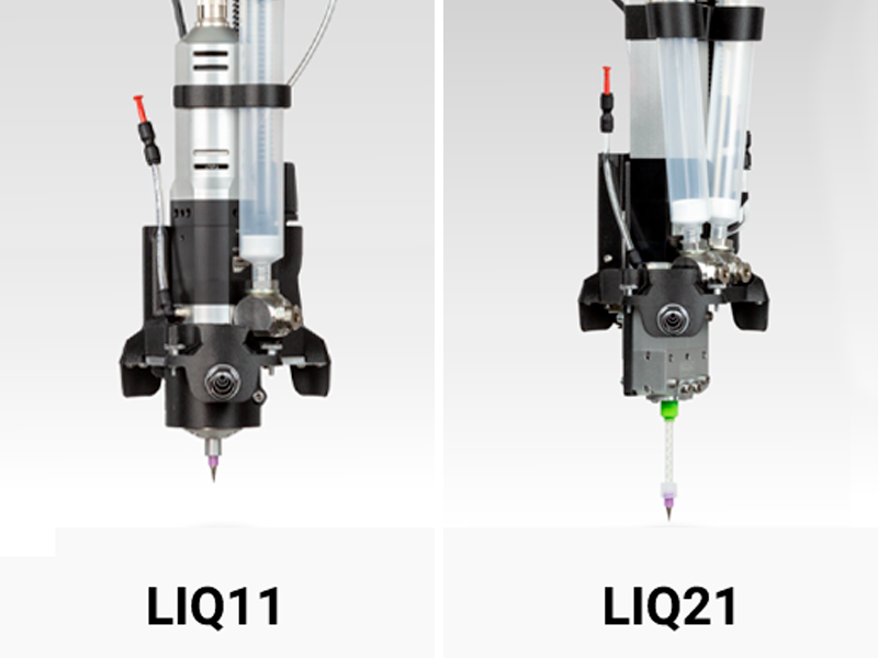 The LIQ11 and LIQ21 toolheads