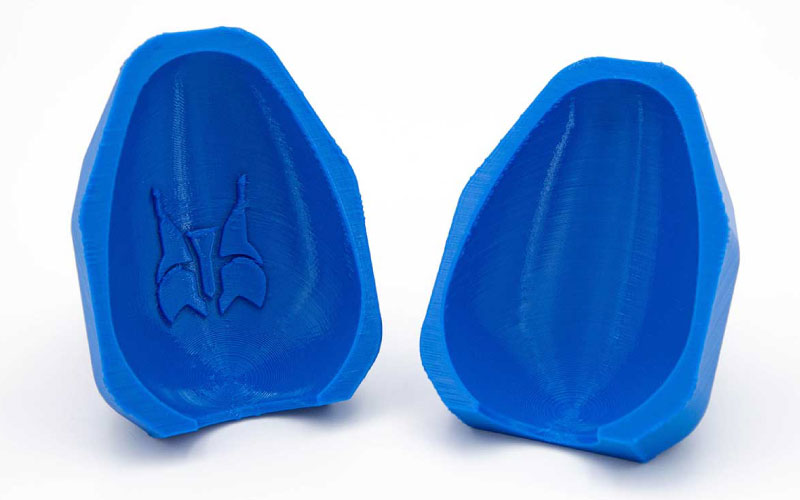 Moules 3D en silicone fabriqués avec le SIL-004.
