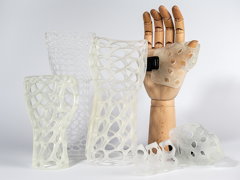 Modelli protesici stampati in 3D con la resina Tough Clear