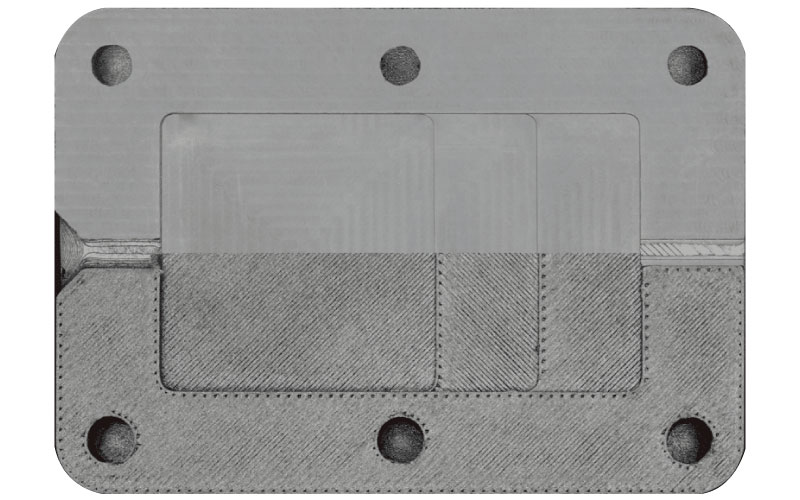 La Lucy 300Y permet d'obtenir des pièces avec des surfaces lisses et polies, éliminant les rugosités habituelles de l'impression 3D FDM grâce à la fabrication hybride et atteignant une rugosité de surface Ra allant jusqu'à 0,3 μm, adaptée aux pièces finales.