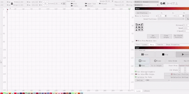 Les OMTech ont installé le logiciel RDWorks et le contrôleur Ruida. De plus, elles sont compatibles avec d'autres programmes tels que CorelLaser, CorelDRAW et AutoCAD