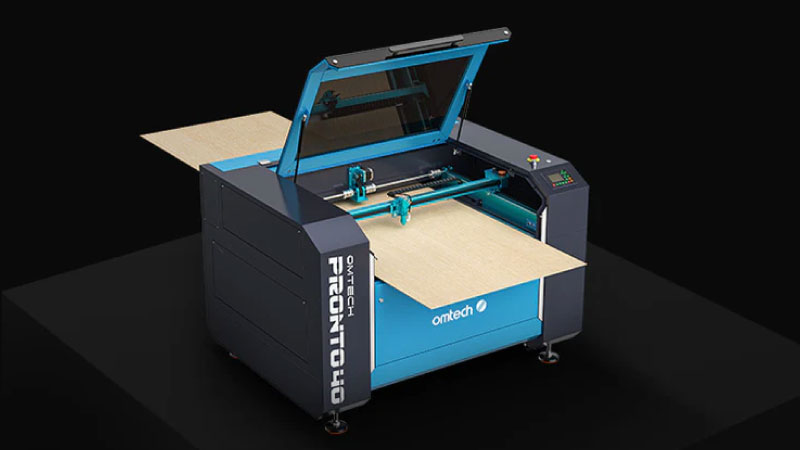 The front and rear can be opened to increase the area for laser engraving and cutting materials.