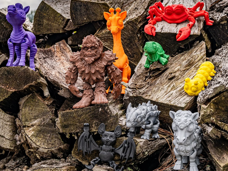 The CoPE filament is available in many vibrant colors