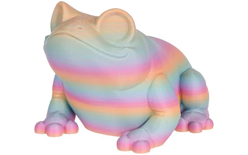 Colores Rainbow del filamento PLA Gradient Matte