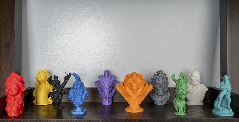 The colors of the PLA Satin filament