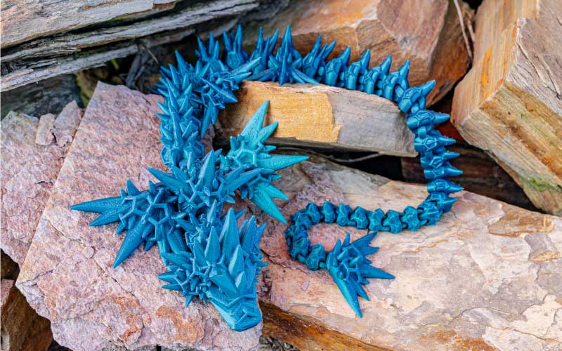 Impresión realizada con PLA Starlight.