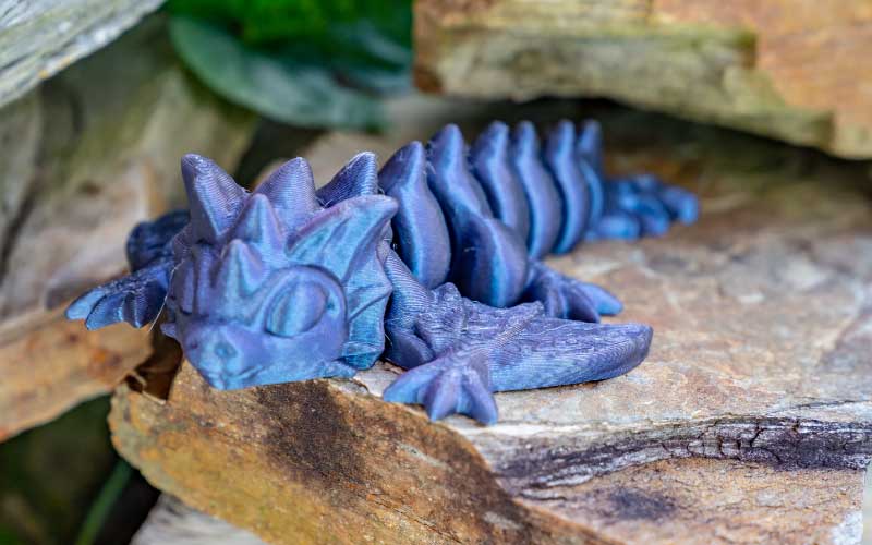 Impresión realizada con PLA Starlight. Fuente: Panchroma