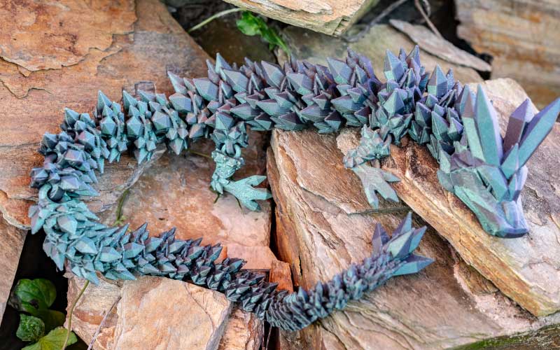 Impresión realizada con PLA Starlight. Fuente: Panchroma