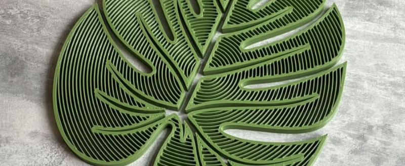 High-speed PLA delivers stunning finishes.
