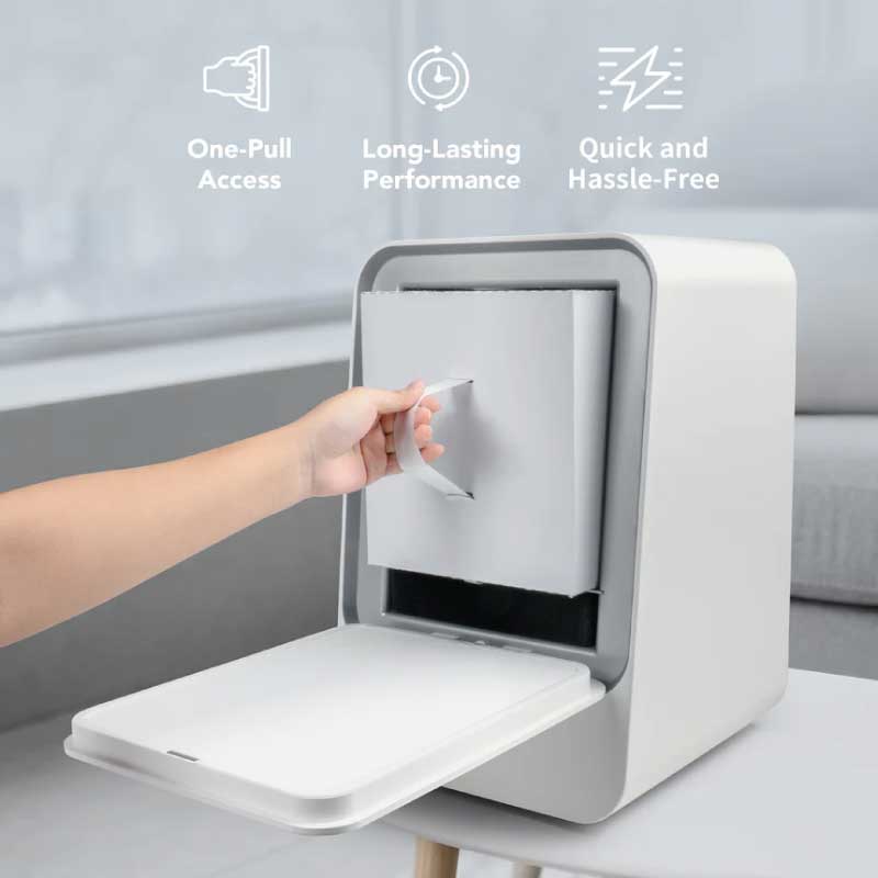 Filterwechsel in 1 Sekunde, ohne Werkzeug und ohne Unterbrechung