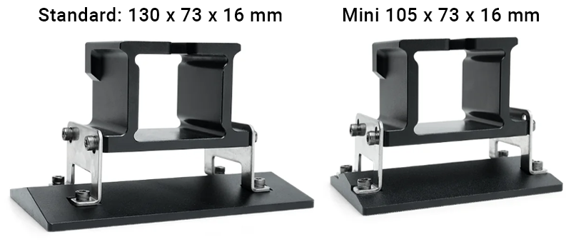 The printer comes with 2 frosted laser-cut build plates