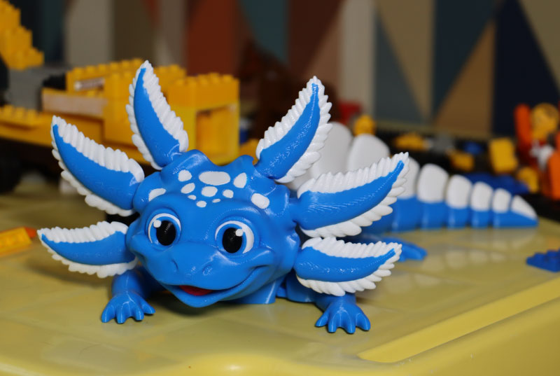 Pezzi stampati con filamento PETG ad alta velocità