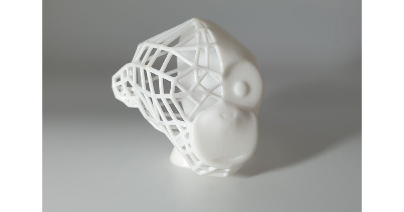 3D parts printed with SLS technology using Polyamide 12 PA12 40-10 powder.