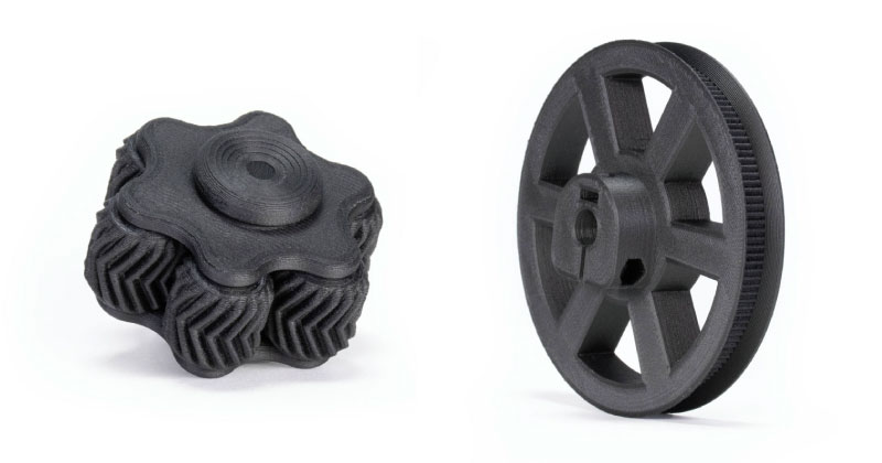 Grazie all’elevata resistenza e durata, Prusament PA11 Nylon Carbon Fiber è ideale per produrre componenti sottoposti a carichi meccanici elevati.