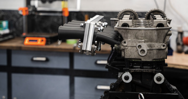 Grazie alla resistenza meccanica e alla resistenza al creep, Prusament PA11 Nylon Carbon Fiber è ideale per componenti funzionali pronti per l’uso industriale.