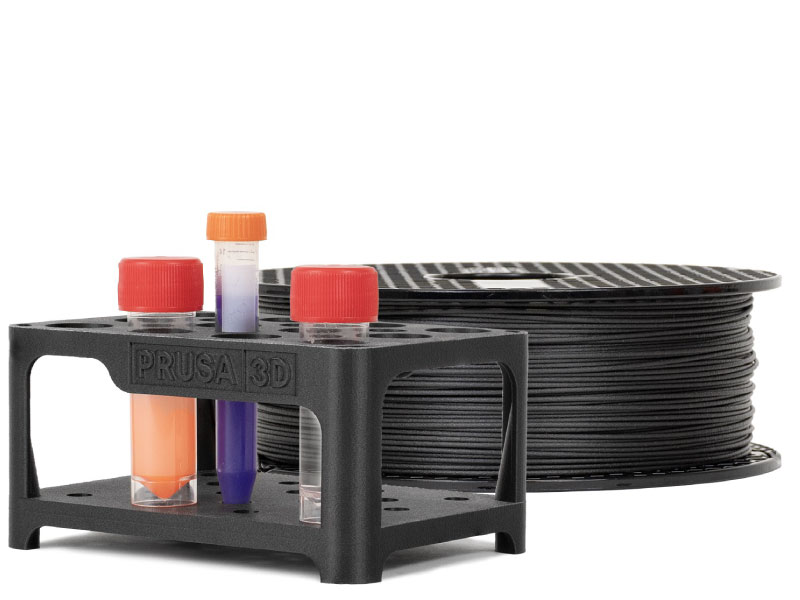 Mit kohlefaserverstärktem Prusament PP CF Filament gedruckte Teile